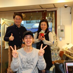 福岡からご来店のS様と一緒に