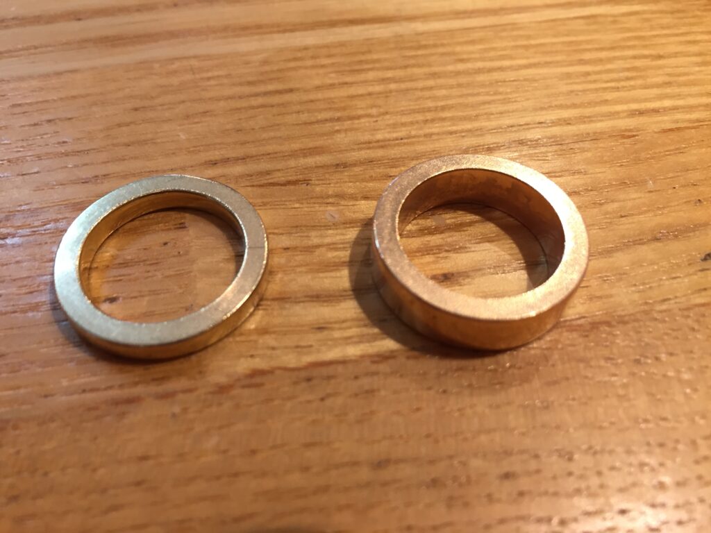 オーダーメイド メンズリング K18WG