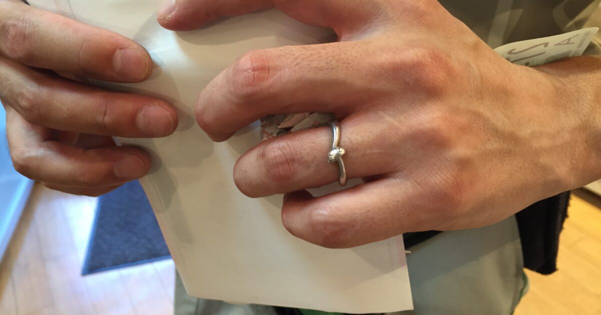 キノコの結婚指輪　オーダーメイド