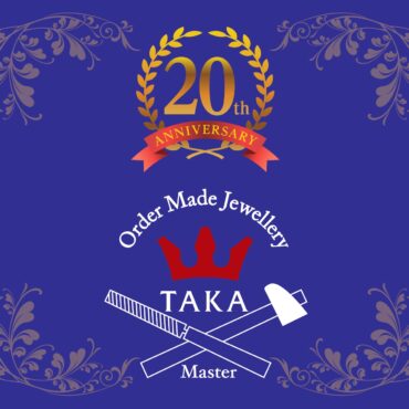 ジュエリーTAKA　20周年　ロゴ